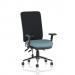 Chiro High Back With Height Adjustable Arms Bespoke Colour Seat Rivet Quench KCUP2635