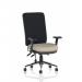 Chiro High Back With Height Adjustable Arms Bespoke Colour Seat Quest Salt KCUP2641