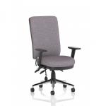 Chiro High Back With Height Adjustable And Folding Arms Bespoke Colour Back And Seat Rivet Fuse KCUP2646