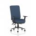 Chiro High Back With Height Adjustable And Folding Arms Bespoke Colour Back And Seat Quest Whelk KCUP2656