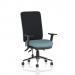 Chiro High Back With Height Adjustable And Folding Arms Bespoke Colour Seat Rivet Quench KCUP2659