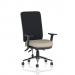 Chiro High Back With Height Adjustable And Folding Arms Bespoke Colour Seat Quest Salt KCUP2665