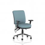 Chiro Medium Back With Height Adjustable Arms Bespoke Colour Back and Seat Rivet Quench KCUP2695