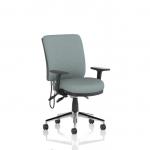 Chiro Medium Back With Height Adjustable And Folding Arms Bespoke Colour Back and Seat Rivet Tensile KCUP2720