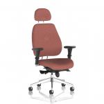 Chiro Plus With Headrest Bespoke Colour Back And Seat Rivet Forge KCUP2765