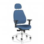 Chiro Plus With Headrest Bespoke Colour Back And Seat Quest Limpet KCUP2771