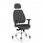 Chiro Plus With Headrest Bespoke Colour Back And Seat Quest Mussel KCUP2772