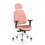 Chiro Plus With Headrest Bespoke Colour Back And Seat Quest Shrimp KCUP2775