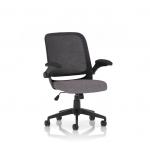 Crew Task Operator Mesh Chair With Folding Arms Bespoke Colour Seat Rivet Fuse KCUP2814