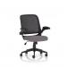 Crew Task Operator Mesh Chair With Folding Arms Bespoke Colour Seat Rivet Fuse KCUP2814