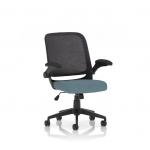 Crew Task Operator Mesh Chair With Folding Arms Bespoke Colour Seat Rivet Quench KCUP2815