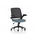 Crew Task Operator Mesh Chair With Folding Arms Bespoke Colour Seat Rivet Quench KCUP2815