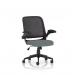 Crew Task Operator Mesh Chair With Folding Arms Bespoke Colour Seat Rivet Tensile KCUP2816