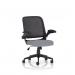 Crew Task Operator Mesh Chair With Folding Arms Bespoke Colour Seat Quest Shell KCUP2822
