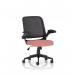 Crew Task Operator Mesh Chair With Folding Arms Bespoke Colour Seat Quest Shrimp KCUP2823
