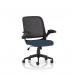 Crew Task Operator Mesh Chair With Folding Arms Bespoke Colour Seat Quest Whelk KCUP2824