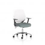 Dura With Arms White Back Bespoke Colour Seat Rivet Tensile KCUP2840