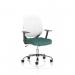 Dura With Arms White Back Bespoke Colour Seat Quest Kelp KCUP2842