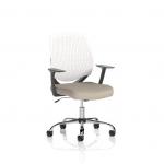 Dura With Arms White Back Bespoke Colour Seat Quest Salt KCUP2845