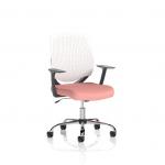 Dura With Arms White Back Bespoke Colour Seat Quest Shrimp KCUP2847