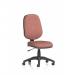 Eclipse Plus I Lever Task Operator Chair Bespoke Colour Back And Seat Rivet Forge KCUP2849