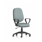 Eclipse Plus I Lever Task Operator Chair With Loop Arms Bespoke Colour Back And Seat Rivet Tensile KCUP2876