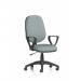 Eclipse Plus I Lever Task Operator Chair With Loop Arms Bespoke Colour Back And Seat Rivet Tensile KCUP2876