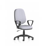 Eclipse Plus I Lever Task Operator Chair With Loop Arms Bespoke Colour Back And Seat Quest Shell KCUP2882