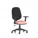 Eclipse Plus I Lever Task Operator Chair With Height Adjustable Arms Bespoke Colour Seat Quest Shrimp KCUP2919