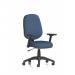 Eclipse Plus I Lever Task Operator Chair With Height Adjustable And Folding Arms Bespoke Colour Back And Seat Quest Whelk KCUP2932