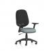 Eclipse Plus I Lever Task Operator Chair With Height Adjustable And Folding Arms Bespoke Colour Seat Rivet Tensile KCUP2936
