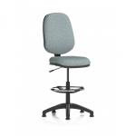 Eclipse Plus I Lever Task Operator Chair With High Rise Draughtsman Kit Bespoke Colour Back And Seat Rivet Tensile KCUP2948