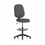 Eclipse Plus I Lever Task Operator Chair With High Rise Draughtsman Kit Bespoke Colour Back And Seat Quest Mussel KCUP2952