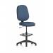 Eclipse Plus I Lever Task Operator Chair With High Rise Draughtsman Kit Bespoke Colour Back And Seat Quest Whelk KCUP2956