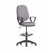 Eclipse Plus I Lever Task Operator Chair With High Rise Draughtsman Kit With Loop Arms Bespoke Colour Back And Seat Rivet Fuse KCUP2970