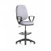 Eclipse Plus I Lever Task Operator Chair With High Rise Draughtsman Kit With Loop Arms Bespoke Colour Back And Seat Quest Shell KCUP2978