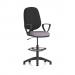 Eclipse Plus I Lever Task Operator Chair With High Rise Draughtsman Kit With Loop Arms Bespoke Colour Seat Rivet Fuse KCUP2982