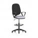Eclipse Plus I Lever Task Operator Chair With High Rise Draughtsman Kit With Loop Arms Bespoke Colour Seat Quest Shell KCUP2990