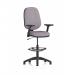 Eclipse Plus I Lever Task Operator Chair High Rise Draughtsman Kit With Height Adjustable And Folding Arms Bespoke Colour Back And Seat Rivet Fuse KCUP3018