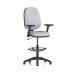 Eclipse Plus I Lever Task Operator Chair High Rise Draughtsman Kit With Height Adjustable And Folding Arms Bespoke Colour Back And Seat Quest Shell KCUP3026