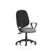 Eclipse Plus II Lever Task Operator Chair With Loop Arms Bespoke Colour Seat Rivet Tensile KCUP3080