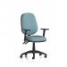 Eclipse Plus II Lever Task Operator Chair With Height Adjustable Arms Bespoke Colour Back And Seat Rivet Quench KCUP3091