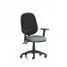 Eclipse Plus II Lever Task Operator Chair With Height Adjustable Arms Bespoke Colour Seat Rivet Tensile KCUP3104