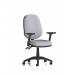 Eclipse Plus II Lever Task Operator Chair With Height Adjustable And Folding Arms Bespoke Colour Back And Seat Quest Shell KCUP3122