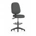 Eclipse Plus II Lever Task Operator Chair With High Rise Draughtsman Kit Bespoke Colour Back And Seat Quest Mussel KCUP3144
