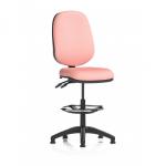 Eclipse Plus II Lever Task Operator Chair With High Rise Draughtsman Kit Bespoke Colour Back And Seat Quest Shrimp KCUP3147
