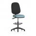 Eclipse Plus II Lever Task Operator Chair With High Rise Draughtsman Kit Bespoke Colour Seat Rivet Quench KCUP3151