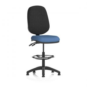 Eclipse Plus II Lever Task Operator Chair With High Rise Draughtsman