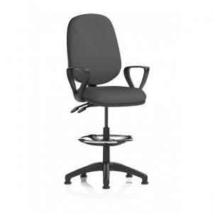 Eclipse Plus II Lever Task Operator Chair With High Rise Draughtsman