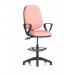 Eclipse Plus II Lever Task Operator Chair With High Rise Draughtsman Kit With Loop Arms Bespoke Colour Back And Seat Quest Shrimp KCUP3171
